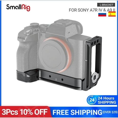 SmallRig A7R IV Quick Release L Bracket Plate for Sony A7R IV Arca-Swiss Side Plate+ Baseplate L Plate Mounting Plate - 2417B