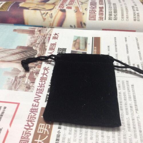 Special sale black velvet cheap jewelry bag custom 7*9cm velvet bag small wedding gift pouch bracelet bags earring storage bag