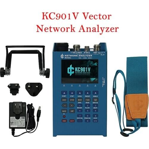 KC901V vector network analyzer antenna feeder tester standing wave meter spectral field strength signal source analysis