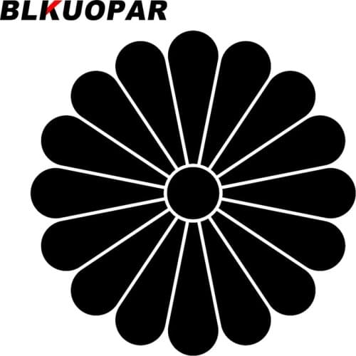 BLKUOPAR for Japan National Emblem Car Stickers Sunscreen Decals Fashionable Vinyl Material Campervan Waterproof Suitcase Decor