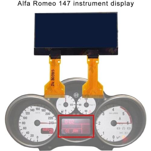 Screen LCD Display for Alfa Romeo 156 Infocenter and For Alfa Romeo 147 Radio Navigation System