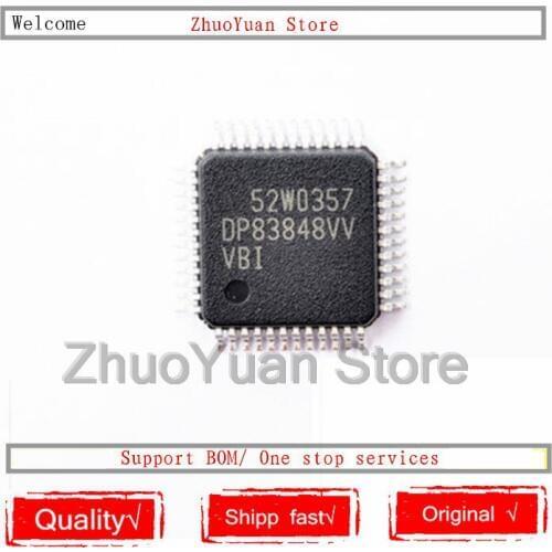 1PCS/lot DP83848VV DP83848VV DP83848 DP83848IVVX DP83848CVV DP83848CVVX LQFP-48 IC chip New original In stock