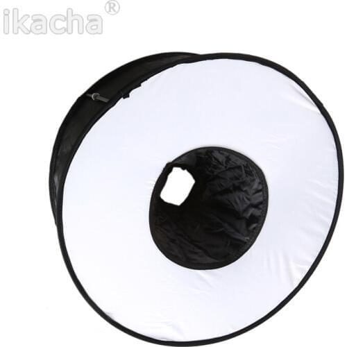 2018 New 45cm Ring Softbox Speedlight Round Style Flash Light Shoot Soft Box Foldable Soft Flash Light Diffuser For Canon Nikon