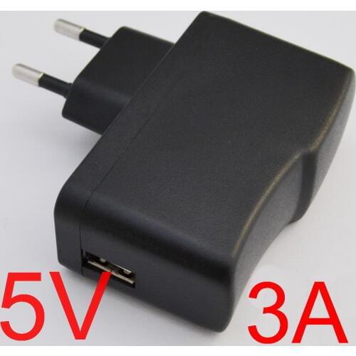 50PCS High quality IC program 5V 3A EU plug USB Charger Power Adapter with USB Charger for Tablet PC+Free shipping
