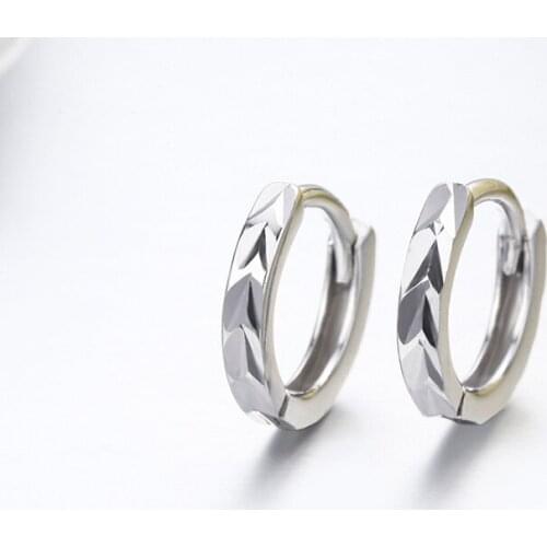 925 Sterling Silver Cut Arrow Mini Loop Huggies Circle Small Hoop Earrings For Women Mens Children Girls Kids Jewelry Aros Artes