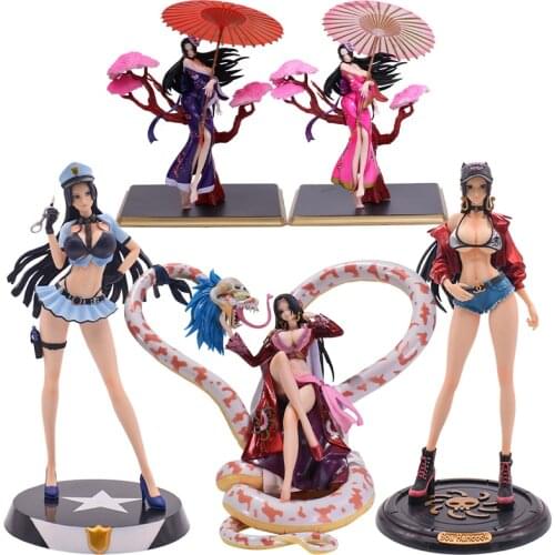 Anime One Piece Figure Boa Hancock Kabuki Fashion Figurine Toys PVC Action Figure Hancock Uniform Temptation Model Dolls Gifts