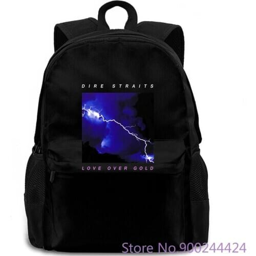 Dire Straits - Love Over Gold black poster all sizes S...5XL Novelty Cool MenS backpack
