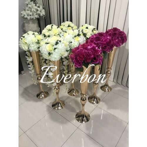 Flower Vase Mermaid Floral Vase Trumpt Floral Vase Centerpieces for Wedding Vase Event Party Decorations 10pcs
