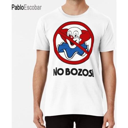 NO BOZOS T shirt no bozos no clowns no nonsense clown evh no bozos t shirt no bozos sign clown sticker punk no bozos decal