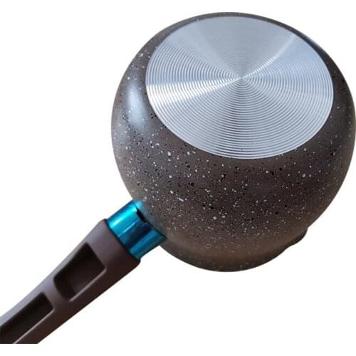 Single Handle Anti-scalding Coffee Pot Non-stick Pan Mini Milk Pot Ceramic Coffee Pot Non-stick Coating Milk Pan RE