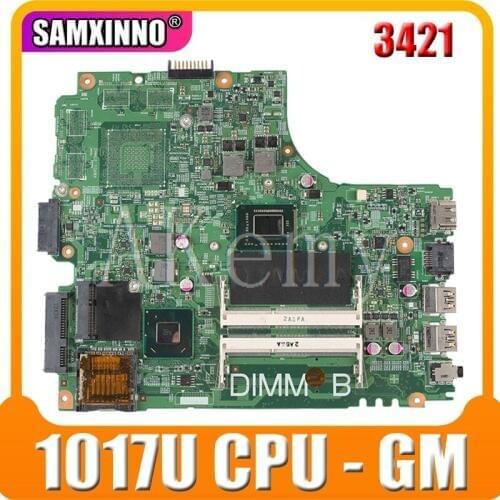 Laptop motherboard For DELL inspiron 2421 3421 5421 CN-0PTNPF 0PTNPF 12204-1 DNE40-CR PWB:5J8Y4 1017U CPU