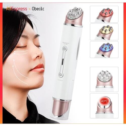 Rechargeable Heated Eye Massager Anti-Aging Wrinkle Removal Eye Pouch Dark Circles Mini Vibration Eye Massage Stick Beauty Care