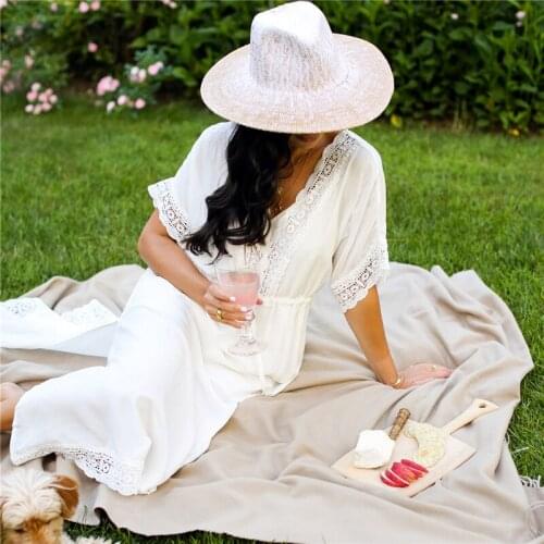 Sexy Bikini Cover-ups White Tunic Cusual Summer Beach Dress Elegant Women Plus Size Beach Wear Swim Suit Cover Up Q1265