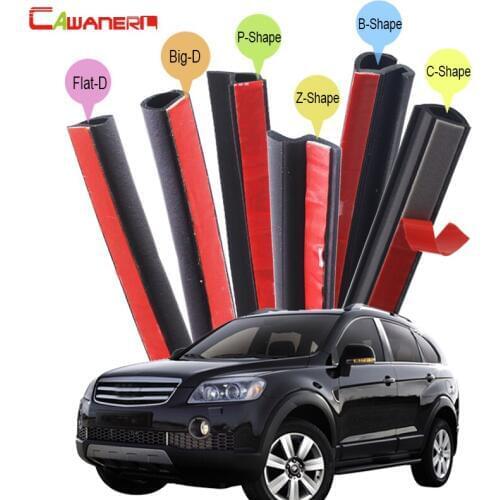 Cawanerl Car Door Hood Trunk Rubber Sealing Seal Strip Kit Weatherstrip Sound Control Seal Edge Trim For Daewoo Winstorm Musso
