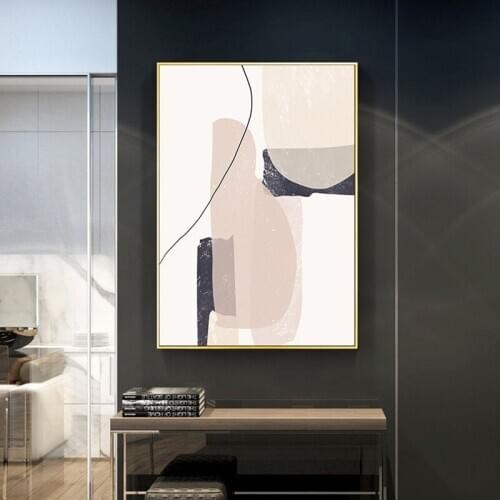 Modern Minimalist Abstract Decorative Painting Living Room Sofa Painting Restaurant Bedroom Entrance Hanging Painting Northern E