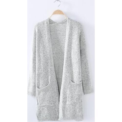 Womens Runway Fashion Sweater Cardigan Long Sleeve Loose Plus Size Sweaters For Woman 2016 Cardigan Women Autunno Inverno