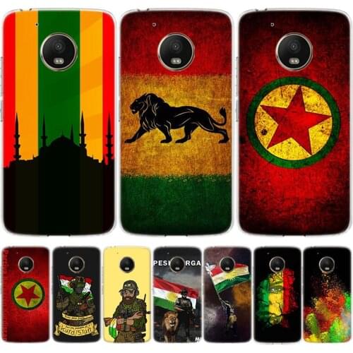 Kurdistan Flag Lion Phone Case For Moto Motorola G7 G8 G9 Power E6 G6 G5S E5 G5 E4 G4 EU Plus Play One Action Cover