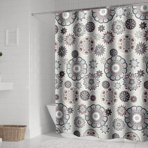 Waterproof Shower Curtain Set Thickening Bathroom Curtains Polyester Fabric Bath Mildew Proof for Home Shower Room Decoration
