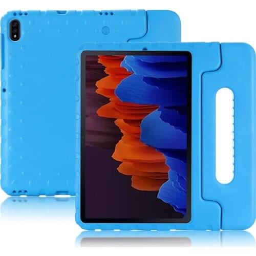 For Samsung Galaxy Tab S7 Plus 2020 SM-T970 SM-T975 12.4" Cover Case Children Tablet hand-held Shockproof EVA Safe Silicon Cover
