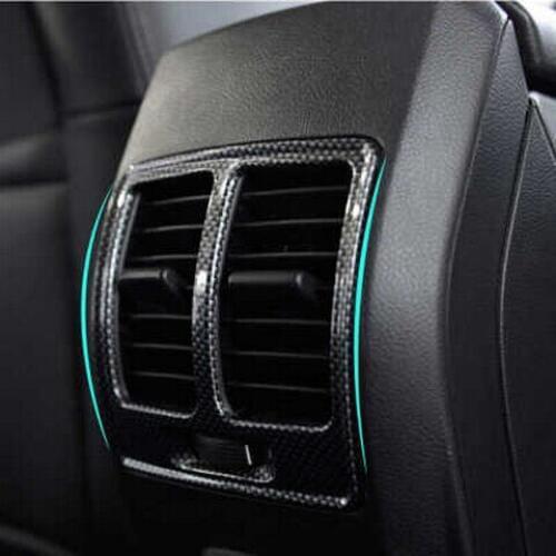 DoColors Car styling rear air vent condition decoration cover outlet cover trim case for Ford Kuga Escape 2013-2017