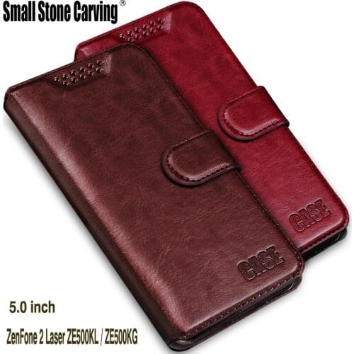 For ASUS ZenFone 2 Laser case ZE500KL Flip Wallet Leather Phone case For Zenfone 2 Laser ZE500KL Lazer ZE500KG Case Magnetic