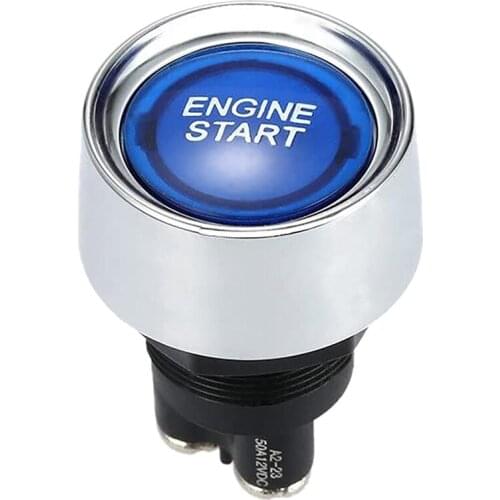 Engine Button Car DC 12V 24V Car Start Engine Button Light Switch Button Start Ignition Switch for Racing
