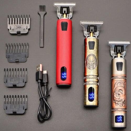 Hair Trimmer Barber Hair Clipper Cordless Hair Cutting Machine Beard Trimmer Shaving Machine Wireless Electric Razor Men Shaver