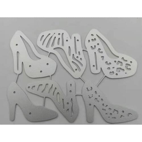 High Heel Metal Cutting Dies Stencil DIY Scrapbooking Album Paper Card Template Mold Embossing Decoration