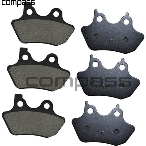 Motorcycle Front Rear Brake Pad For Harley Touring Electra Road King Street Glide FLHR FLHT FLHX FLHTCU V-Rod VRSCA VRSCB