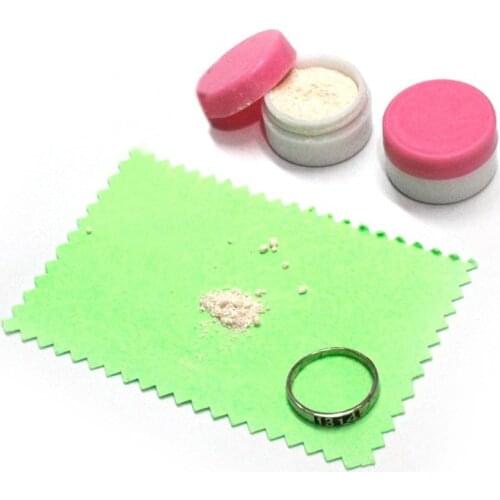 Jewelry Metals Cleaning Polish Powder Buffing Stick Sterling Silver Jewellery Cleaner Cloth Rust Antioxidant Stain Removal Tools