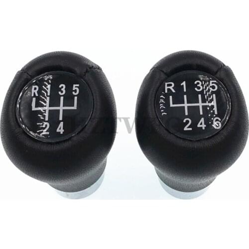 5 6 Speed Leather Manual Gear Shift Knob For BMW 1 3 5 6 Series For E30 E32 E34 E36 E38 E39 E46 E53 E60 E63 E83 E84 E87 E90 E91