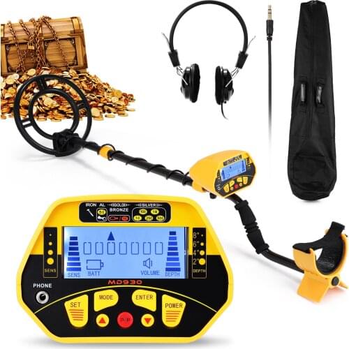 MD930 LCD Handheld Metal Detector Easy Installation High Sensitivity Metal Detecting Tool Treasure Underground Metal Finder