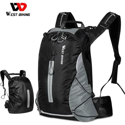 WEST BIKING 16L Portable Cycling Backpack Breathable Waterproof Ultralight Cycling Bag Outdoor Climbing Travel Sport Backpack