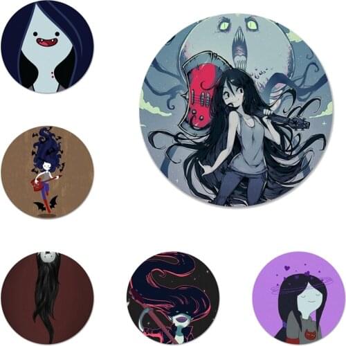 Cute cartoon adventure time marceline Icons Pins Badge Decoration Brooches Metal Badges For Backpack Decoration