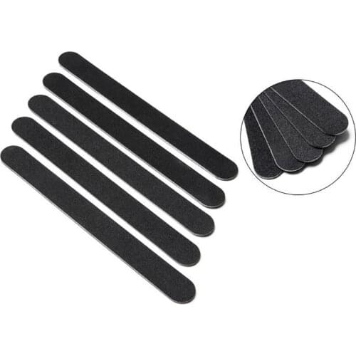 10pcs nail buffer Metal Stainless Steel Nail Files Ladies Manicure Pedicure Nail Tools Double Sided Pointed Nail Art Beauty Care