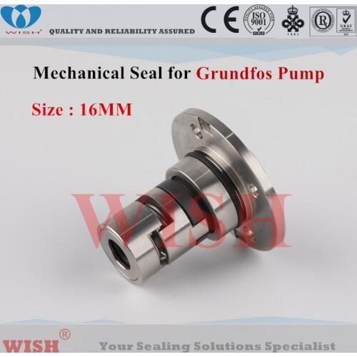 16MM Grundfos type HO mechanical seal BIG PLATE