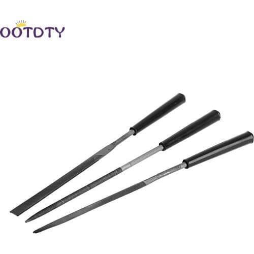 New 3Pcs Wood Carving Craft Metal Diamond Needle File Set Tools For Ceramic Glass