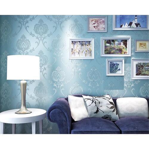 Beibehang 3D European stereo non-woven 3d wallpaper living room bedroom TV background marriage room wallpaper papel de parede