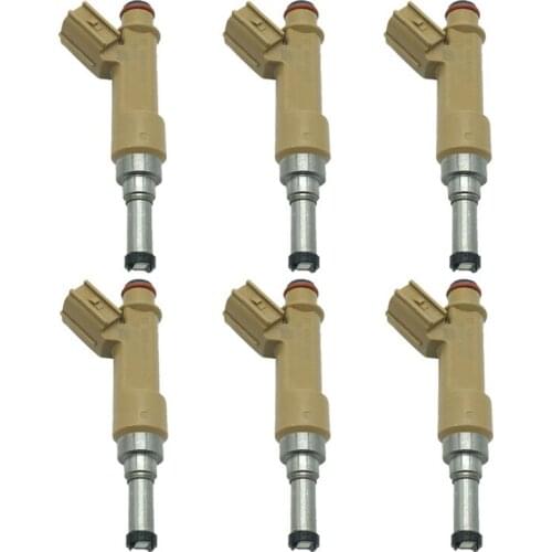 6pcs Fuel Injectors nozzle For Toyota Corolla 2009-2015 23209-39146 2320939146 23250-0T020 23209-09120