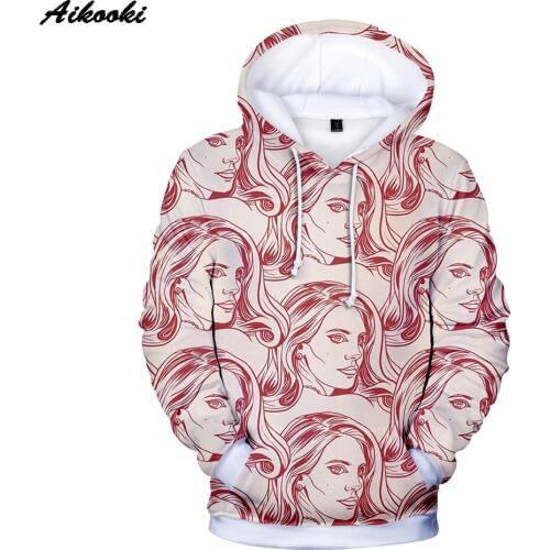 Aikooki Hot Sale Lana del rey Lizzy 3D Hoodies Men/women Autumn Fashion Hip Hop Hoodie Casual Harajuku Sweatshirts Top
