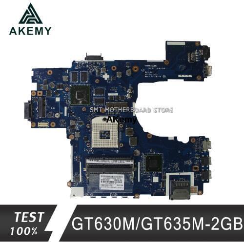 Akemy QCL70 LA-8222P REV2.0 REV:1A Laptop motherboard For Asus K75VJ Test original mainboard GT630M/GT635M-2GB