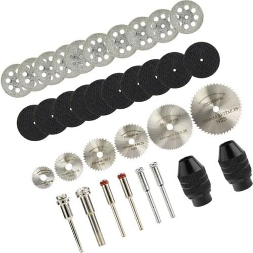 34PCS Mini Steel Saw Blades Sawing Blading Cutting Disc for Metal Copper Wood Electric Grinder Cutter Saw Blades