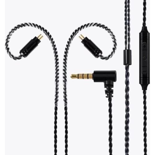 DIY 0.78mm 2 Pin 16 core Cable for Weston 1964 w4r um3x es3 es5 Earphone Replacement Audio Cables for iPhone xiaomi Android IOS