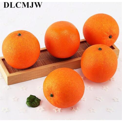 Artificial fruit foam orange Fruit model Decor Foam Fake Fruit Plastic Artificial Fruit for home decoration photography props