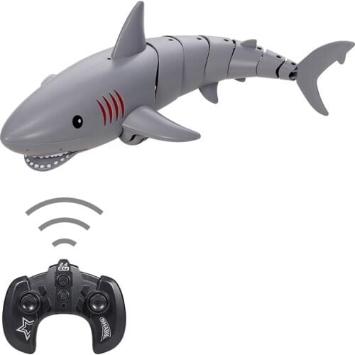 K23 Mini RC Shark RC Fish Remote Control Toy 2.4G Underwater RC Boat Electric RC Racing Boat Spoof Toy Summer Outdoor Toy
