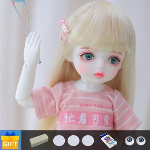 LCC Ayane Girls 1/6 BJD Doll 26cm Cute Baby Doll Resin Toys for Kids Surprise Gifts for Girls Boys YOSD Size Ball Jointed Doll