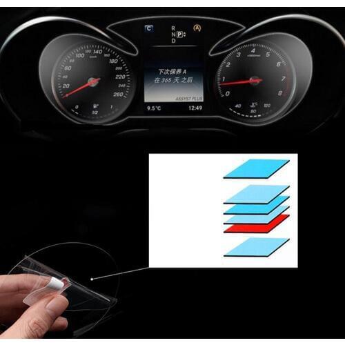 Best price for M-ercedes B-enz GLK GLC New C E class GLA Dedicated Car Instrument Screen Protector Dashboard Protective Film