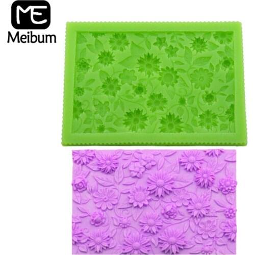 Meibum Petal Cake Fondant Mold Vine Lace Silicone Molds GumPaste Sugar Craft Decorating Mould Pastry Baking Tools