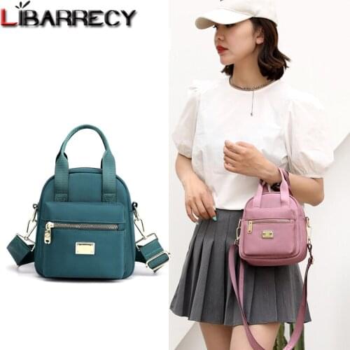 2021 New Multifunctional Ladies Shoulder Bag Solid Color Designer Womens Handbag High Quality Nylon Women Messenger Bags Bolsos