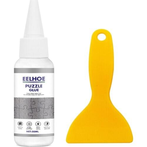 30/50/100ML Puzzle Glue Easy To Apply Non-toxic Clear Glue Special Glue For Puzzle Easy Handicraft DIY Supplies